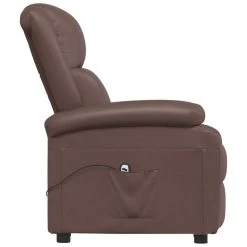 VidaXL Fauteuil Verstelbaar Elektrisch Kunstleer Bruin 9 VidaXL Fauteuil Verstelbaar Elektrisch Kunstleer Bruin -ZitMeester ComfortDesign 1000041997 0103