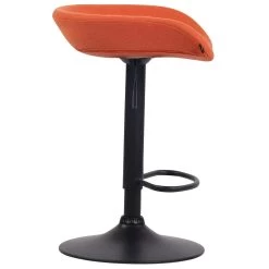 CLP Barkruk Anaheim Zwart Frame Vilt - Oranje 7 CLP Barkruk Anaheim Zwart Frame Vilt - Oranje -ZitMeester ComfortDesign 1000043327 0102