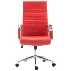 CLP Bureaustoel Columbus Kunstleder - Rood -ZitMeester ComfortDesign 1000043378 0101