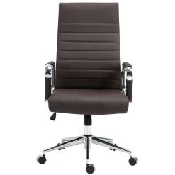 CLP Bureaustoel Columbus Leder - Bruin 7 CLP Bureaustoel Columbus Leder - Bruin -ZitMeester ComfortDesign 1000043383 0101