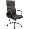 CLP Bureaustoel Columbus Leder - Bruin 1 CLP Bureaustoel Columbus Leder - Bruin -ZitMeester ComfortDesign 1000043383