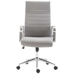 CLP Bureaustoel Columbus Stof - Zilverkleurig -ZitMeester ComfortDesign 1000043387 0101