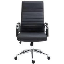 CLP Bureaustoel Columbus Leder - Zwart 7 CLP Bureaustoel Columbus Leder - Zwart -ZitMeester ComfortDesign 1000043389 0101