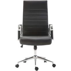 CLP Bureaustoel Columbus Kunstleder - Zwart -ZitMeester ComfortDesign 1000043390 0101