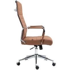 CLP Bureaustoel Columbus Leder - Koperkleurig 8 CLP Bureaustoel Columbus Leder - Koperkleurig -ZitMeester ComfortDesign 1000043392 0102