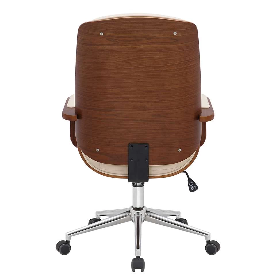 CLP Bureaustoel Yankton - Crème 6 CLP Bureaustoel Yankton - Crème - Image 4