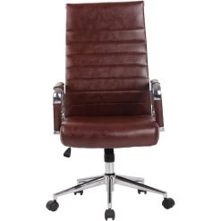 CLP Bureaustoel Columbus Kunstleder - Bordeauxrood -ZitMeester ComfortDesign 1000043398 0101