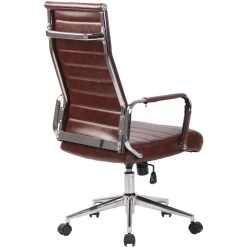 CLP Bureaustoel Columbus Kunstleder - Bordeauxrood -ZitMeester ComfortDesign 1000043398 0103