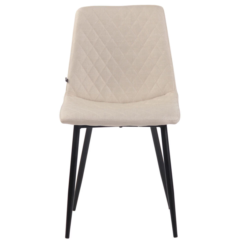 CLP Eetkamerstoel Telde Stof - Crème 4 CLP Eetkamerstoel Telde Stof - Crème - Image 2