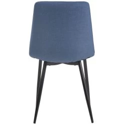 CLP Set Van 4 Eetkamerstoelen Telde Stof - Blauw -ZitMeester ComfortDesign 1000043429 0103