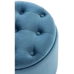 Clp Poef Pantine Blauw -ZitMeester ComfortDesign 1000045331 0103