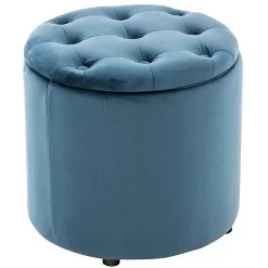 Clp Poef Pantine Blauw