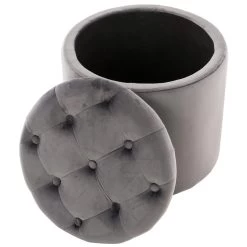 Clp Poef Pantine Grijs 8 Clp Poef Pantine Grijs -ZitMeester ComfortDesign 1000045332 0102