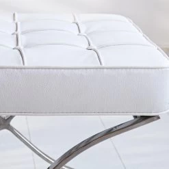 Expo Hocker Wit Premium Leer - Leder - Wit 9 Expo Hocker Wit Premium Leer - Leder - Wit -ZitMeester ComfortDesign 1000046062 0103