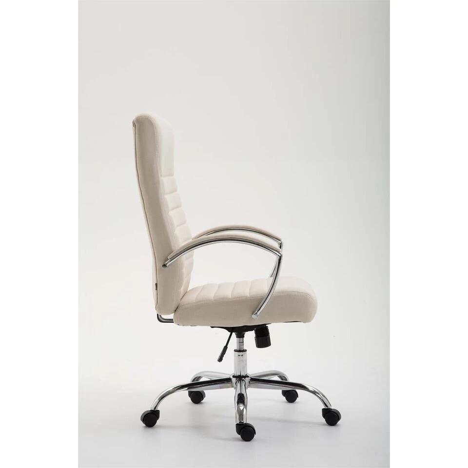 Clp Bureaustoel Valais Stof - Crème 5 Clp Bureaustoel Valais Stof - Crème - Image 3