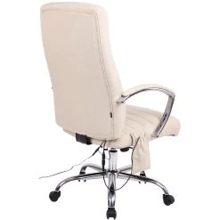 Clp Bureaustoel Valais Met Massage Functie Stof - Crème -ZitMeester ComfortDesign 1000046399 0103