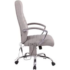 Clp Bureaustoel Valais Met Massage Functie Stof - Zilverkleurig 8 Clp Bureaustoel Valais Met Massage Functie Stof - Zilverkleurig -ZitMeester ComfortDesign 1000046413 0102