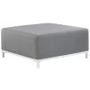Beliani Ottomaan ROVIGO - Grijs Polyester -ZitMeester ComfortDesign 1000047830