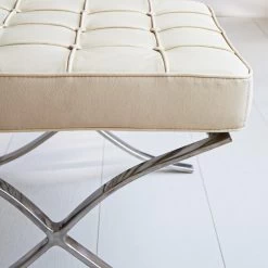 Expo Hocker Creme Premium Leer - Leder - Crème 8 Expo Hocker Creme Premium Leer - Leder - Crème -ZitMeester ComfortDesign 1000049294 0102