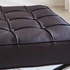 Expo Hocker Donkerbruin Premium Leer - Leder - Bruin 7 Expo Hocker Donkerbruin Premium Leer - Leder - Bruin -ZitMeester ComfortDesign 1000049296 0101