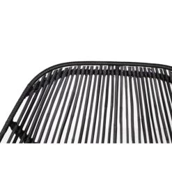 Giga Meubel Eetkamerstoel Zwart Rotan - 66x64x91cm - Sava -ZitMeester ComfortDesign 1000050512 0102