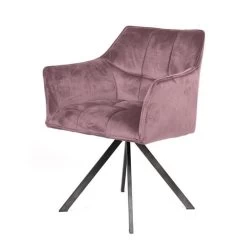 Eetkamerstoel Suze Velvet Roze - Stof - Roze 7 Eetkamerstoel Suze Velvet Roze - Stof - Roze -ZitMeester ComfortDesign 1000051914 0102