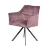 Eetkamerstoel Suze Velvet Roze - Stof - Roze 2 Eetkamerstoel Suze Velvet Roze - Stof - Roze -ZitMeester ComfortDesign 1000051914