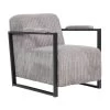 Moderne Fauteuil Madeline Ribstof Antraciet - Stof - Grijs -ZitMeester ComfortDesign 1000051929