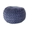 Giga Meubel Poef Rond Antraciet - 50x50x50cm - Poef Maaike -ZitMeester ComfortDesign 1000053543