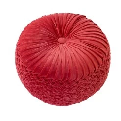 Giga Meubel Poef Rond Roze - 50x50x50cm - Poef Maaike -ZitMeester ComfortDesign 1000053544 0101