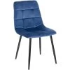 CLP Eetkamerstoel Tilde Fluweel Blauw 2 CLP Eetkamerstoel Tilde Fluweel Blauw -ZitMeester ComfortDesign 1000053725