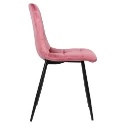 CLP Eetkamerstoel Tilde Fluweel Roze 8 CLP Eetkamerstoel Tilde Fluweel Roze -ZitMeester ComfortDesign 1000053773 0102