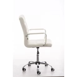 Clp Bureaustoel Deli V2 Kunstleer Wit -ZitMeester ComfortDesign 1000054320 0102