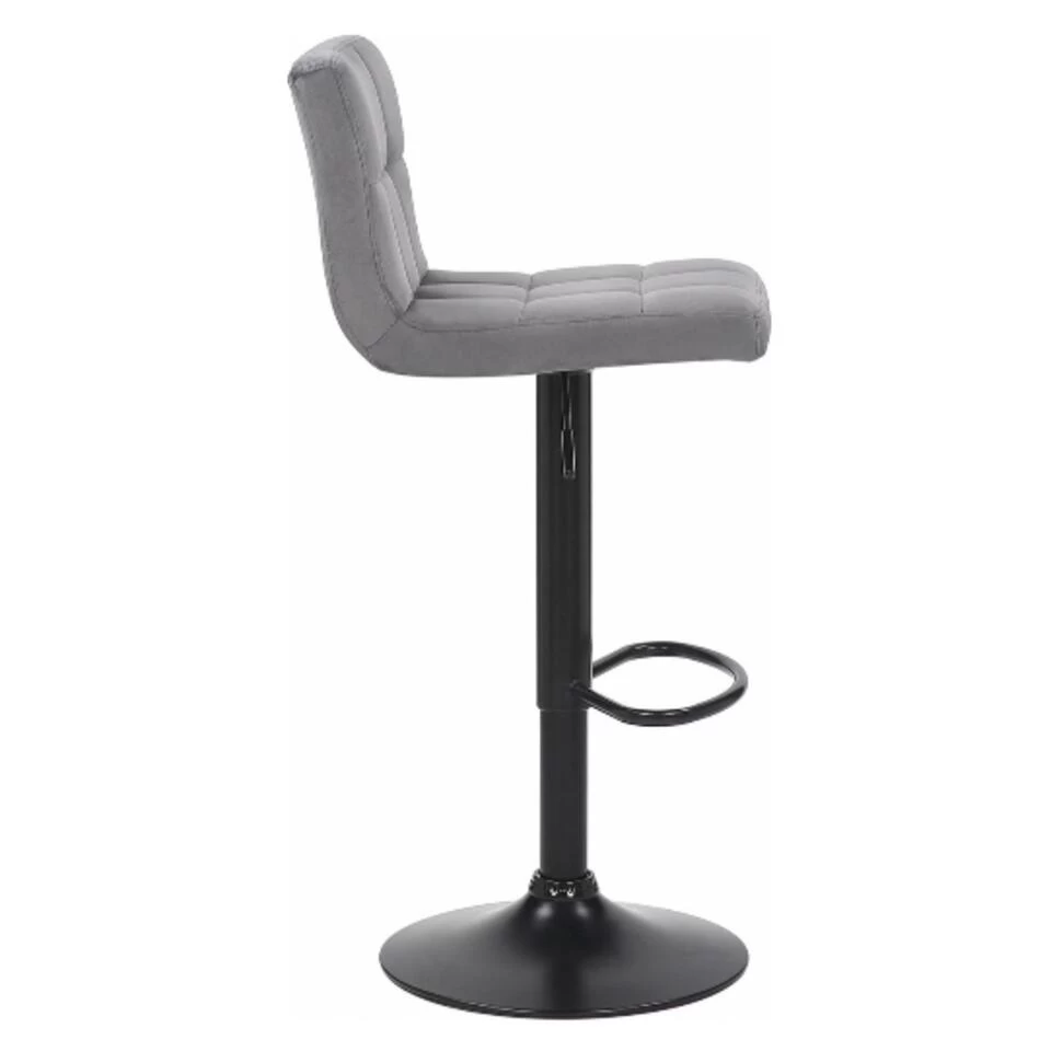 Ocazi Barkruk Helsinki – Grijs – Fluweel 5 Ocazi Barkruk Helsinki – Grijs – Fluweel - Afbeelding 3