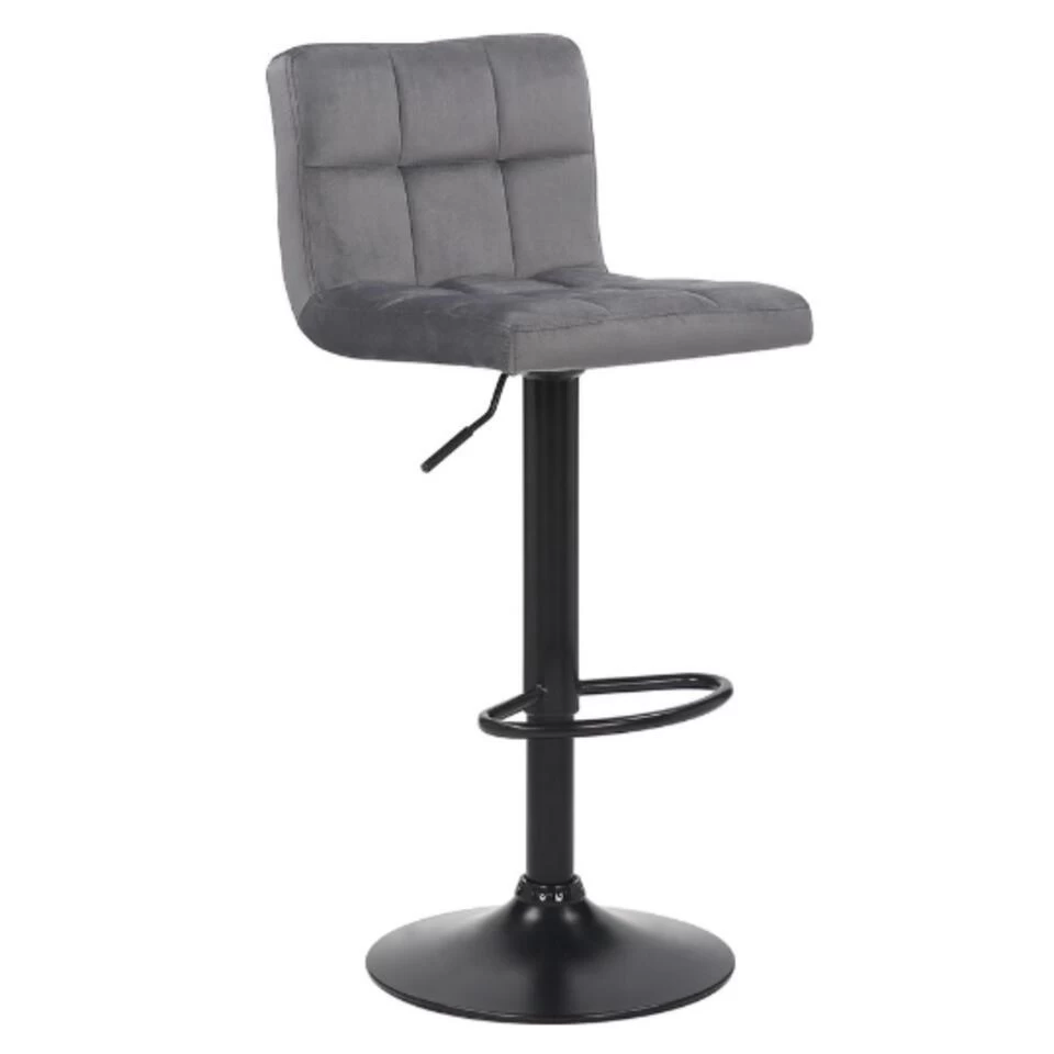 Ocazi Barkruk Helsinki – Grijs – Fluweel 3 Ocazi Barkruk Helsinki – Grijs – Fluweel