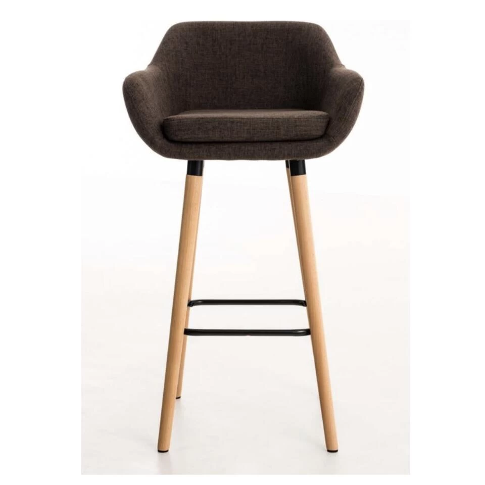 Ocazi Oslo Barkruk - Stof - Bruin 5 Ocazi Oslo Barkruk - Stof - Bruin - Image 3