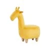 Beliani Dierenhocker GIRAFFE - Geel Fluweel 2 Beliani Dierenhocker GIRAFFE - Geel Fluweel -ZitMeester ComfortDesign 1000056870