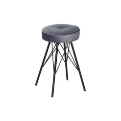 WOOOD Bella Kruk - Velvet - Asfalt - 53x33x33