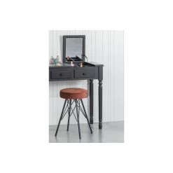 WOOOD Bella Kruk - Velvet - Brick Red - 53x33x33 -ZitMeester ComfortDesign 1000057165 0102