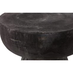 WOOOD Borre Kruk - Hout - Zwart - 40x28x28 -ZitMeester ComfortDesign 1000057577 0103