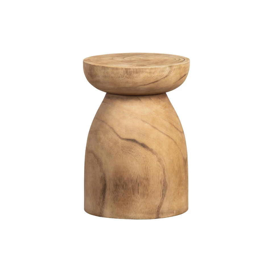 WOOOD Kruk Bink - Hout - Naturel - 40x28x28 3 WOOOD Kruk Bink - Hout - Naturel - 40x28x28