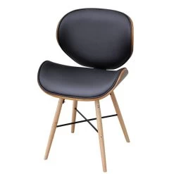 VidaXL Eetkamerstoelen 2 St Gebogen Hout En Kunstleer -ZitMeester ComfortDesign 1000057826 0101