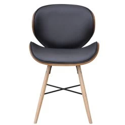 VidaXL Eetkamerstoelen 2 St Gebogen Hout En Kunstleer -ZitMeester ComfortDesign 1000057826 0102