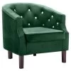 VidaXL Fauteuil Fluweel Groen -ZitMeester ComfortDesign 1000059109