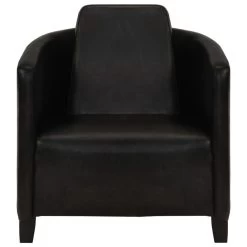VidaXL Fauteuil Echt Leer Zwart -ZitMeester ComfortDesign 1000059161 0101