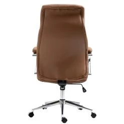 Clp Bureaustoel Wigan Leder Licht Bruin -ZitMeester ComfortDesign 1000059670 0103