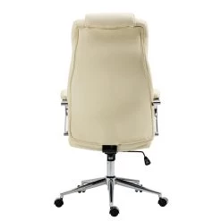 Clp Bureaustoel Salford Leder Crème -ZitMeester ComfortDesign 1000059673 0103