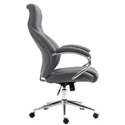 Clp Bureaustoel Wigan Leder Grijs 8 Clp Bureaustoel Wigan Leder Grijs -ZitMeester ComfortDesign 1000059682 0102