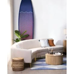 Beliani Poef BARBEL - Beige Waterhyacinth, Zeewier, Palmblad 9 Beliani Poef BARBEL - Beige Waterhyacinth, Zeewier, Palmblad -ZitMeester ComfortDesign 1000059782 0103