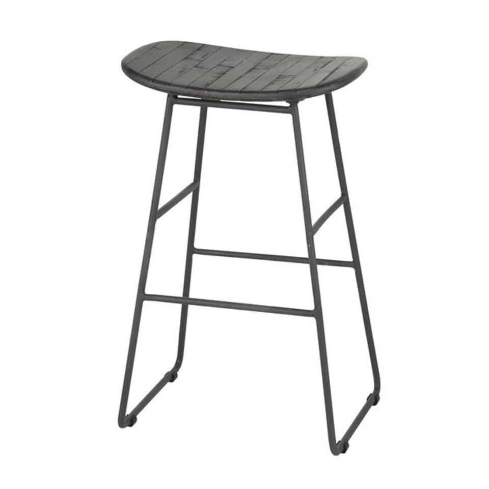 Hoyz - Barstoel Teca Vine - Set Van 4 - Teakhout Brownwash 3 Hoyz - Barstoel Teca Vine - Set Van 4 - Teakhout Brownwash